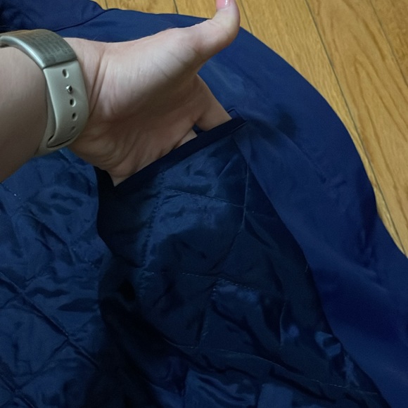 Lauren Ralph Lauren size medium Royal Blue zip up moto style jacket - Picture 7 of 10